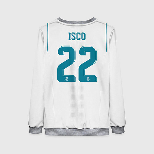 Женский свитшот Real Madrid FC: Isco Home 17/18 / 3D-Меланж – фото 2