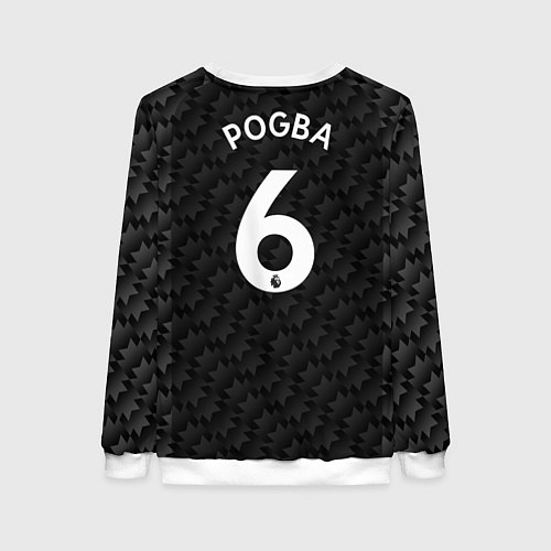 Женский свитшот Man UTD: Pogba Away 17/18 / 3D-Белый – фото 2