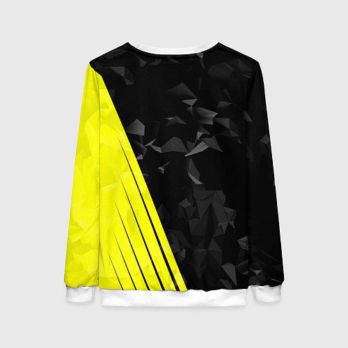 Женский свитшот FC Borussia Dortmund: Abstract / 3D-Белый – фото 2