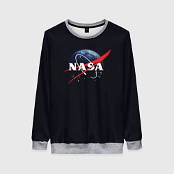Свитшот женский NASA: Black Space, цвет: 3D-меланж