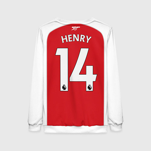 Женский свитшот FC Arsenal: Henry Home 17/18 / 3D-Белый – фото 2