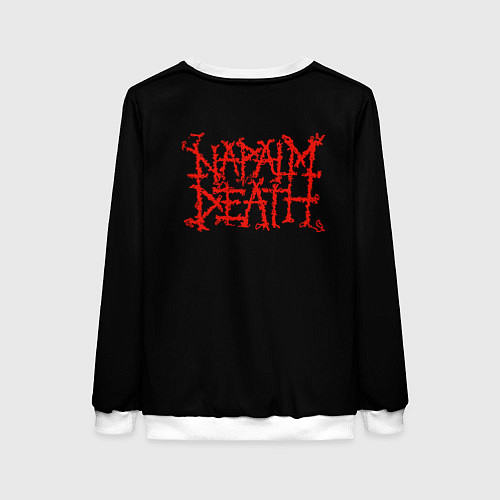 Женский свитшот Napalm Death / 3D-Белый – фото 2