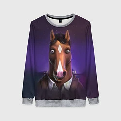 Свитшот женский BoJack, цвет: 3D-меланж