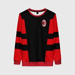 Свитшот женский АC Milan: Black Sport, цвет: 3D-красный