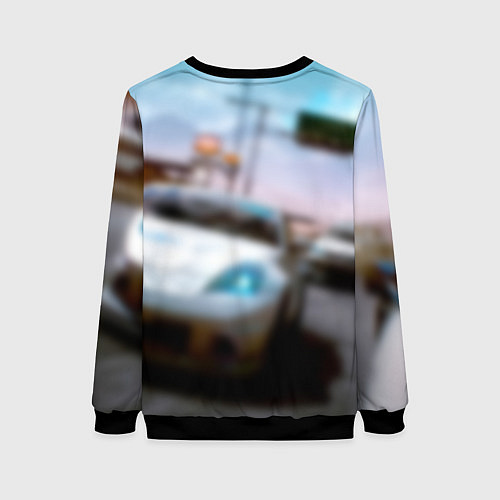 Женский свитшот NFS: Payback Chase / 3D-Черный – фото 2