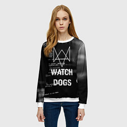 Свитшот женский Watch Dogs: Hacker, цвет: 3D-белый — фото 2