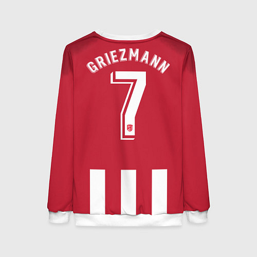 Женский свитшот FC Atletico Madrid: Griezmann Home 18/19 / 3D-Белый – фото 2