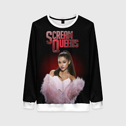 Свитшот женский Scream Queens, цвет: 3D-белый