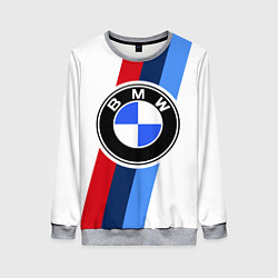 Свитшот женский BMW M: White Sport, цвет: 3D-меланж