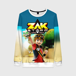 Свитшот женский Zak Storm, цвет: 3D-белый