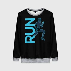 Женский свитшот RUN: Black Style