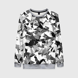 Женский свитшот Городской серый камуфляж