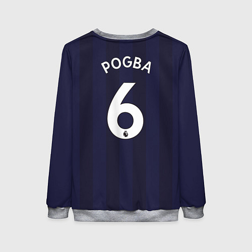 Женский свитшот FC MU: Pogba Away 18/19 / 3D-Меланж – фото 2