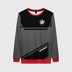 Свитшот женский BMW SPORT БМВ СПОРТ, цвет: 3D-красный