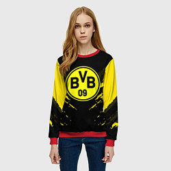 Свитшот женский Borussia FC: Sport Fashion, цвет: 3D-красный — фото 2