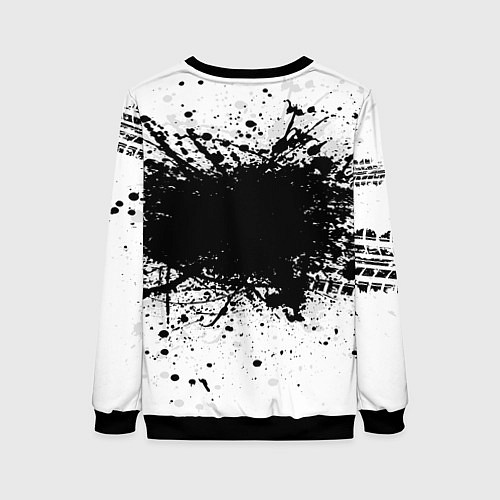 Женский свитшот Audi: Black Spray / 3D-Черный – фото 2