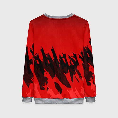 Женский свитшот Агата Кристи: Высший рок / 3D-Меланж – фото 2