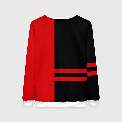 Женский свитшот Porsche: Red Sport / 3D-Белый – фото 2