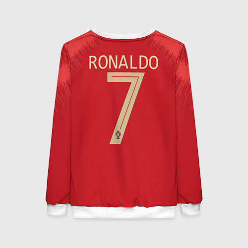 Женский свитшот Роналду ЧМ-2018 / 3D-Белый – фото 2