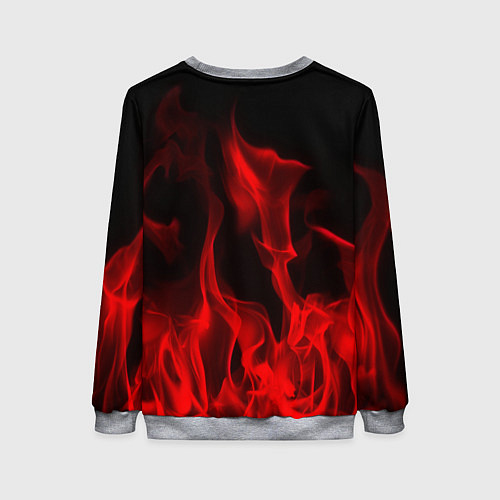 Женский свитшот Thousand Foot Krutch: Red Flame / 3D-Меланж – фото 2