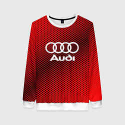 Женский свитшот Audi: Red Carbon