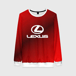 Женский свитшот Lexus: Red Carbon