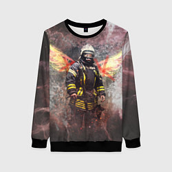 Женский свитшот Пожарный ангел