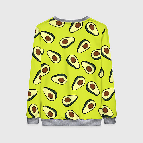 Женский свитшот Стиль авокадо / 3D-Меланж – фото 2