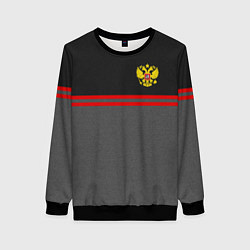 Женский свитшот Russia: Grey Style