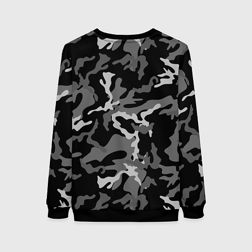 Женский свитшот Спасибо деду за Победу Т-34 / 3D-Черный – фото 2