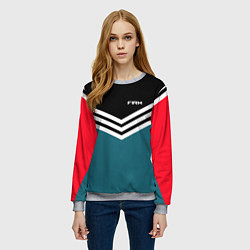 Свитшот женский Firm 90s: Arrows Style, цвет: 3D-меланж — фото 2