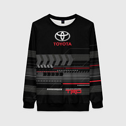 Свитшот женский Toyota TRD, цвет: 3D-черный