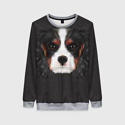 Свитшот женский Cavalier King Charles, цвет: 3D-меланж