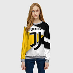 Свитшот женский FC Juventus, цвет: 3D-меланж — фото 2