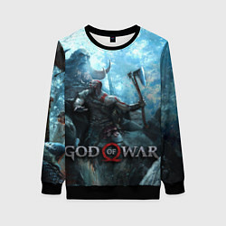 Свитшот женский God of War: Dynasty, цвет: 3D-черный