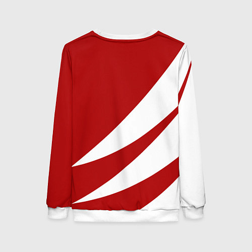 Женский свитшот Игра в сердца / 3D-Белый – фото 2