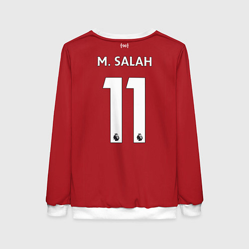 Женский свитшот FC Liverpool: Salah Home 18/19 / 3D-Белый – фото 2