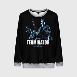 Свитшот женский Terminator: Is alive, цвет: 3D-меланж