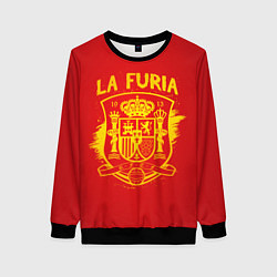 Свитшот женский La Furia, цвет: 3D-черный