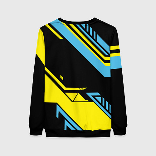 Женский свитшот Cyberpunk 2077: Samurai / 3D-Черный – фото 2