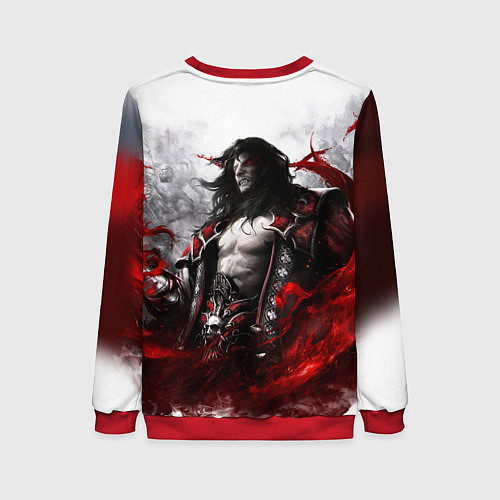 Женский свитшот Castlevania: Lords of Shadow / 3D-Красный – фото 2