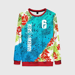 Свитшот женский Rainbow Six: Sunsplash Pack, цвет: 3D-красный