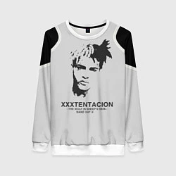 Свитшот женский XXXTentacion RIP, цвет: 3D-белый