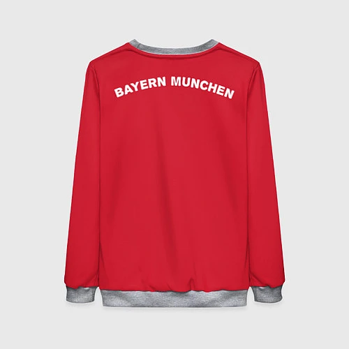 Женский свитшот FC Bayern Home 18-19 / 3D-Меланж – фото 2