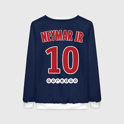 Женский свитшот FC PSG: Neymar 18-19 / 3D-Белый – фото 2