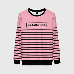 Женский свитшот Black Pink: Black Stripes