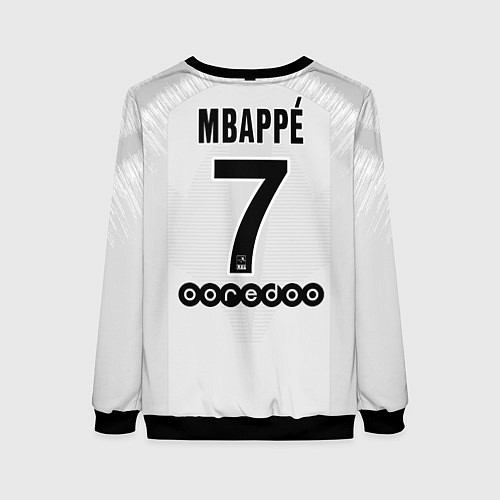 Женский свитшот Mbappe away 18-19 / 3D-Черный – фото 2