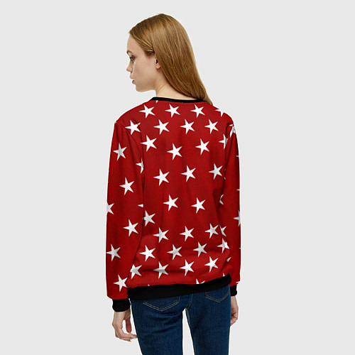 Женский свитшот Far Cry 5: Red Cult / 3D-Черный – фото 4