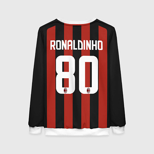 Женский свитшот AC Milan: Ronaldo Retro / 3D-Белый – фото 2
