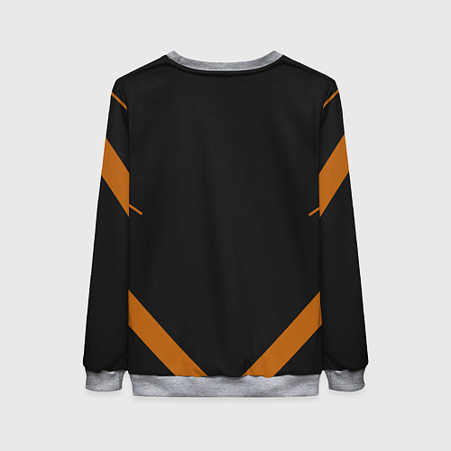 Женский свитшот KATSUKI BAKUGOU полосы / 3D-Меланж – фото 2